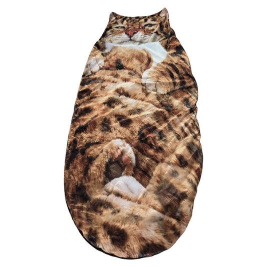 Cat Sleeping Bag Wearable Blanket for Camping Sleepovers Home Lounging Style3