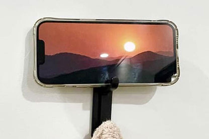 4Pcs Self Adhesive Wall Hook Double Hook Hanger Home Kitchen Bathroom Hanger Cabinet Tool