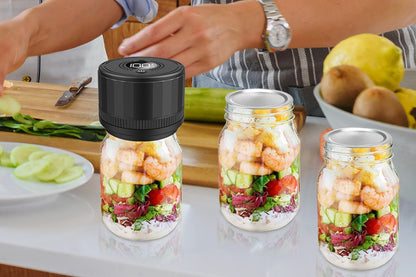 Electric Mason Jar Vacuum Sealer for Food Storage Preservation