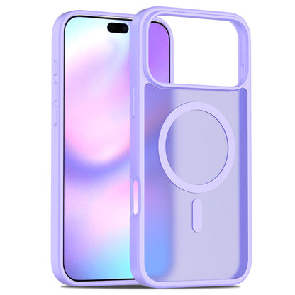 Magnetized MagSafe Phone Case ¨C Shockproof Matte Protective Cover for iPhone 17 Pro Max and 17 Air Light Purple