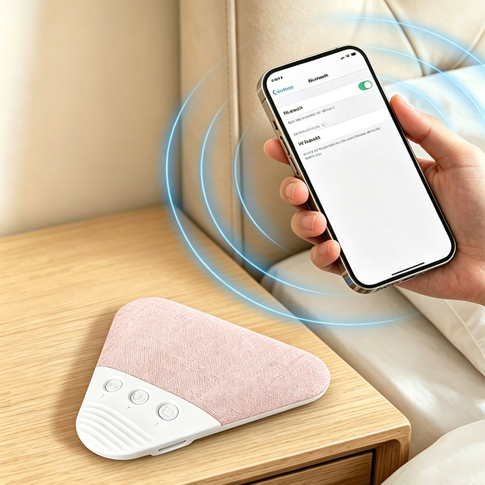 Pillow Speaker Bluetooth Under Pillow Sleep Speaker with White Noise-Pink