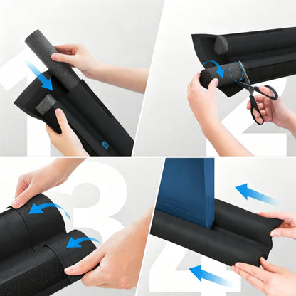 Door Draft Stopper Soundproofing Strip Gap Filler