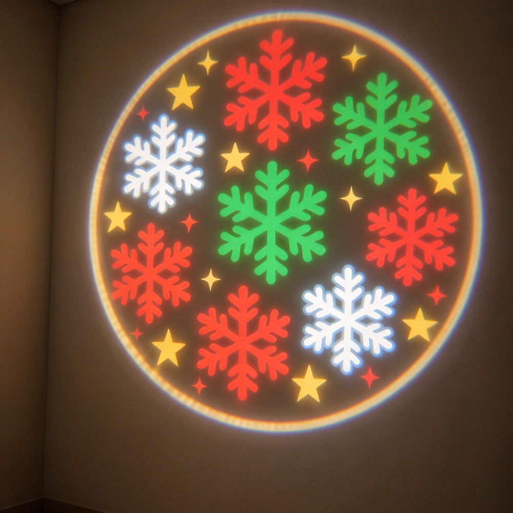 Christmas USB Projector Night Light with 6 Slide Patterns Adults Desktop Lamp
