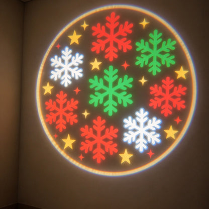 Christmas USB Projector Night Light with 6 Slide Patterns Adults Desktop Lamp