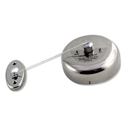 9FT Stainless Steel Retractable Clothesline ââ‚?Indoor Bathroom Drying
