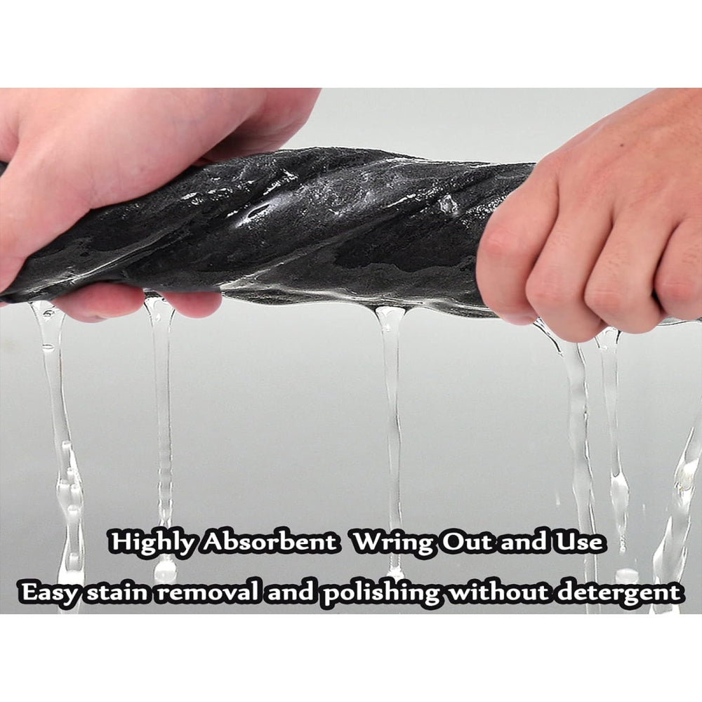 Microfiber Cleaning Cloth Pad of 10 Streak-Free Towel for Glass Kitchen and Home