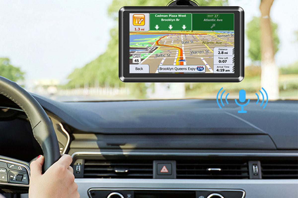 5 inch Car Truck Navigation  Navigator System Sat Nav Lifetime Map Speedcam-Britain