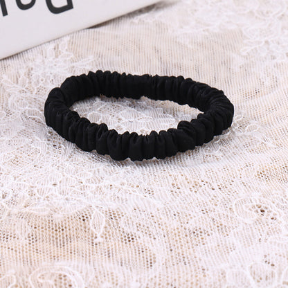 4 Piece 19 Momme Mulberry Silk Scrunchies Elastic Hair Ties