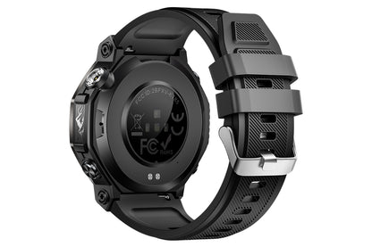 Smart Watch with Flashlight Fitness Tracker with Bluetooth Calls 100+Sports Modes -Black