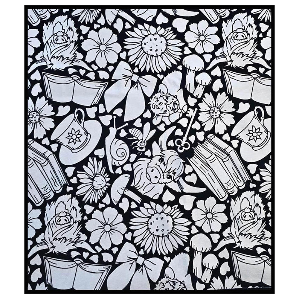 Washable DIY Coloring Blanket for Adults - Style 3