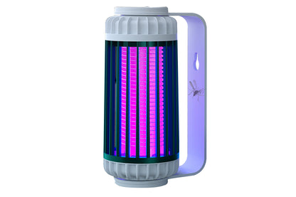 Electric Mosquito Killer Lamp Portable  USB Rechargeable Mosquito Zapper Fly Trap LED Night Light-Green