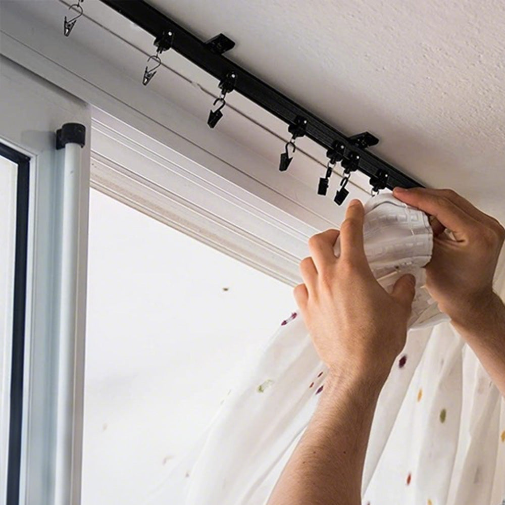 Flexible Bendable Ceiling Curtain Track Mount System 3M for Room Divider Shower RV