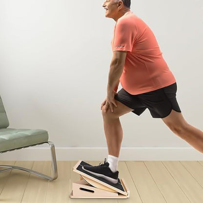 4-Angle Adjustable Slant Board Calf Stretcher Fitness Equipment