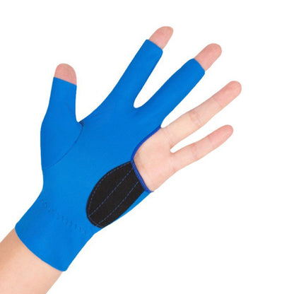 Three Finger Billiards Gloves For Left Hand Pool And Snooker-Bue