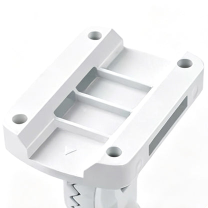 Adjustable Wall Mount Flag Pole Bracket for Flags - White