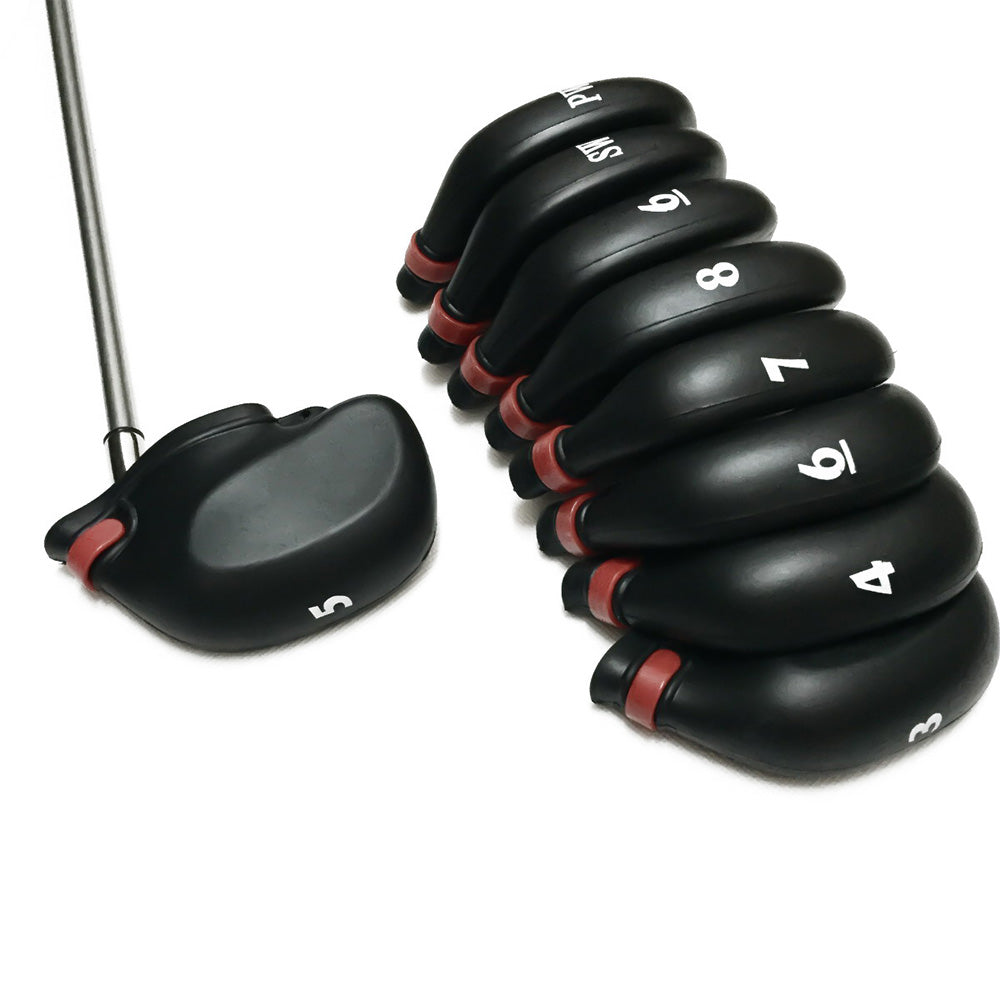 9 Pack Golf Iron Head Covers for Standard Irons