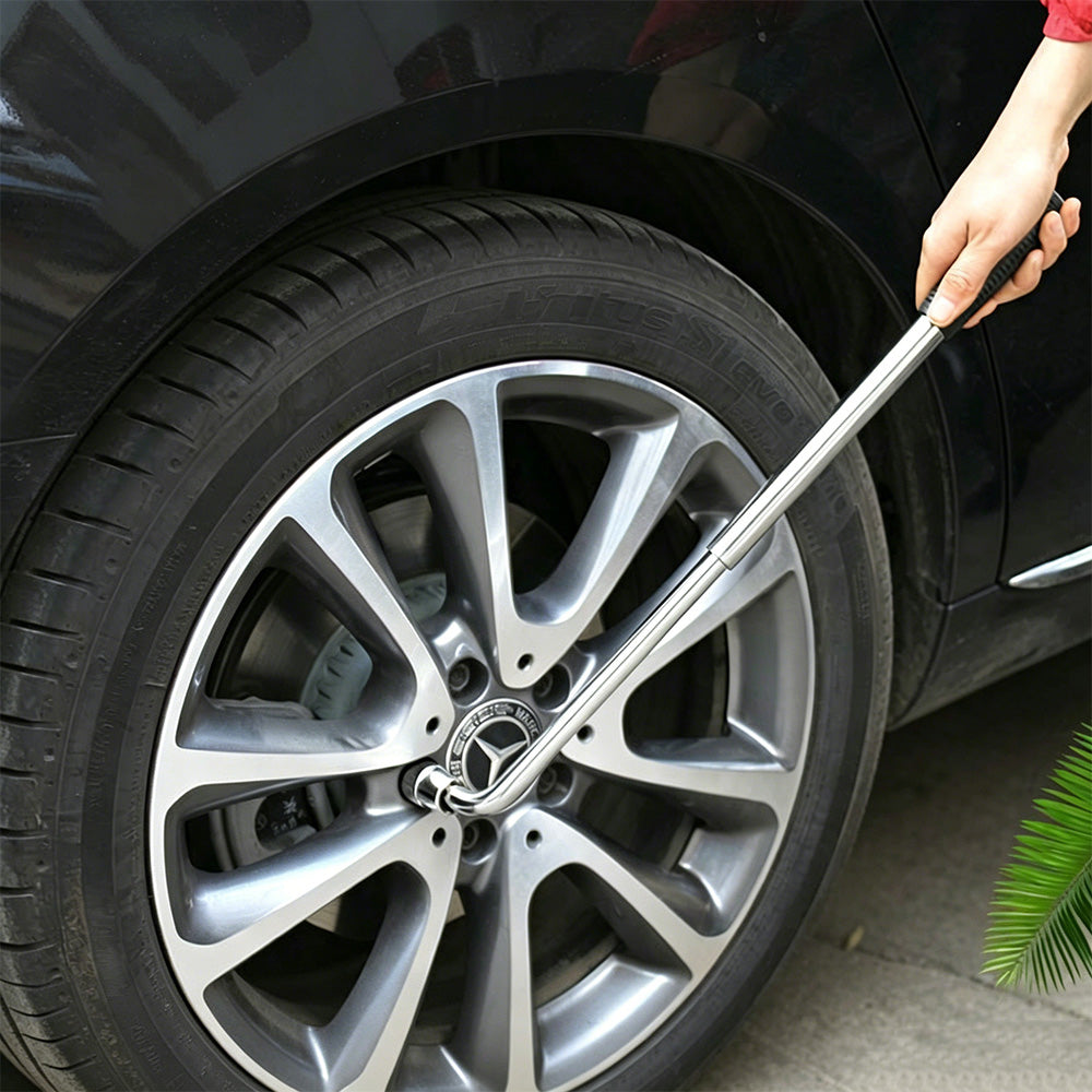 Telescopic Car Wheel Brace with 2 Sockets
