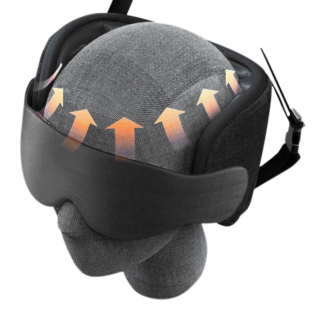 Travel Headrest Pillow and Sleep Eye Mask Set for Long Flight