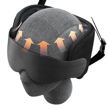 Travel Headrest Pillow and Sleep Eye Mask Set for Long Flight