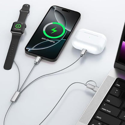 3 in 2 Watch Wireless Charger-Grey