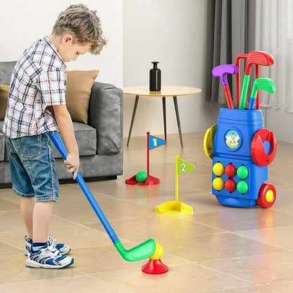 Kids Golf Set Toddler Golf Clubs with 6 Balls Indoor Outdoor Sport Toy