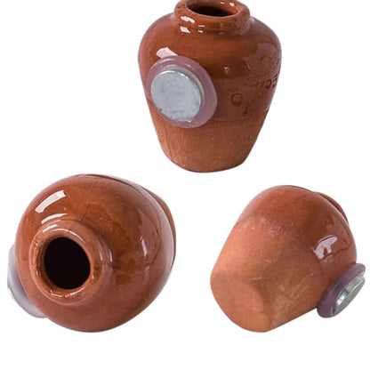 8-Pack 3D Ceramic Vase Fridge Sticks Mini Colorful Home Decor