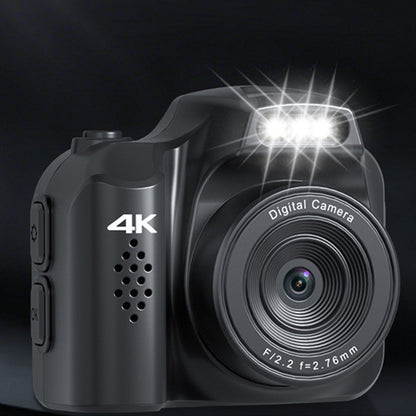 Mini Keychain Camera 4K Digital Camera Pocket-Sized Camera for Birthdays Gifts -Black