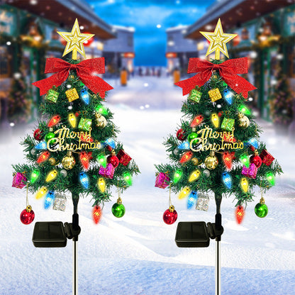 Christmas Tree Outdoor Solar Lights ¨C Waterproof Yard Garden & Lawn Decoration Style 1