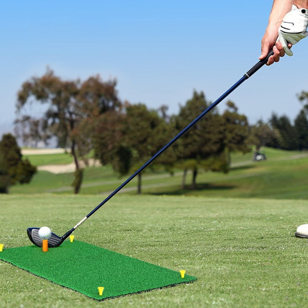 Golf Hitting Mat Portable Driving Range Practice Training Aid 60x30cm
