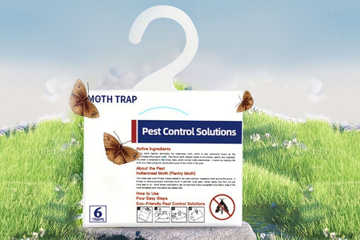 8Pcs Moth Traps Pheromone Glue Boards for Clothes Pantry Moths