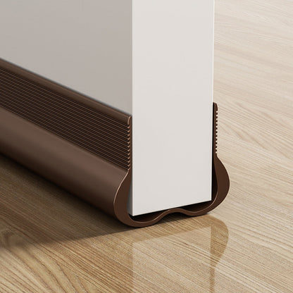 Door Draft Stopper Under Door Draft Blocker Noise Cold Air Draft Guard Door Gap Sealing Brown