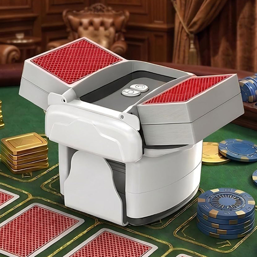 Automatic Card Shuffler with Auto Manual Modes