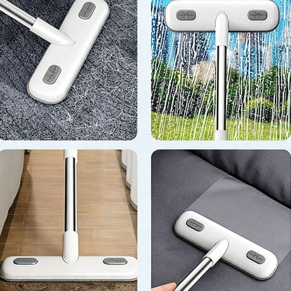 Double Sided Window Screen Cleaner Tool 82cm Long Handle Cleaning Brush