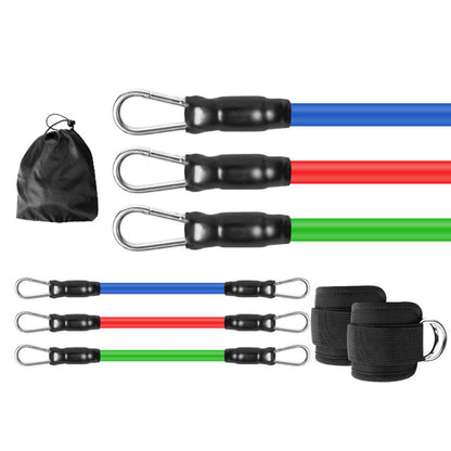 Resistance Bands Set for Legs & Glutes with Ankle Cuffs Home Gym Workout Black