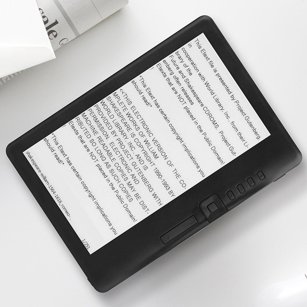 7 Inch Color Screen Ebook Reader Portable Ebook Reader with TF Card Slot