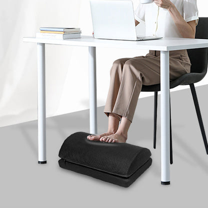 Adjustable Height Foot Rest Comfortable Foot Stool Leg Pillow
