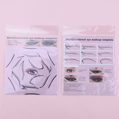 4Piece Transparent Reusable Eye Shadow Stencil