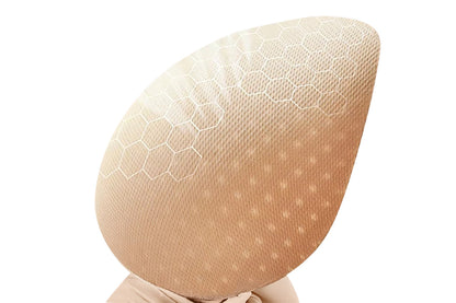 Full Coverage Seamless Wireless Plus Size Bra - Beige