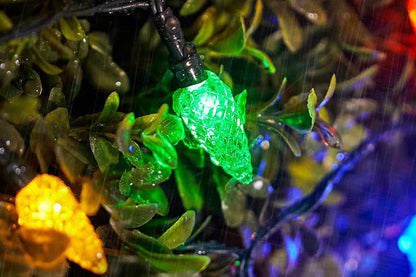 7M Solar Strawberry String Lights Waterproof Christmas Decor-Multicolor