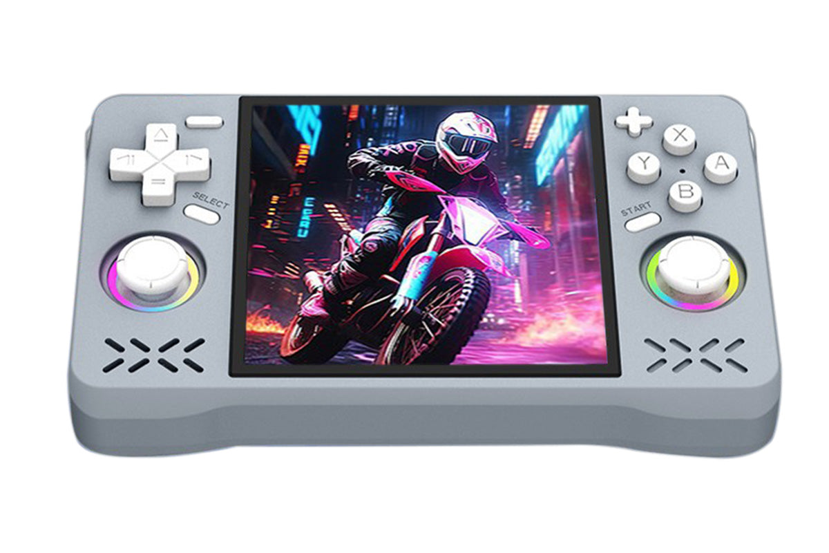 128G Handheld Game Syestem Portable Retro Game Player with Dual Joysticks -Grey