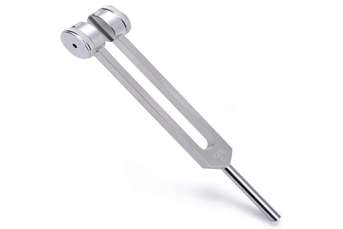 4 Piece Tuning Fork Set with Mallet Sound Tool