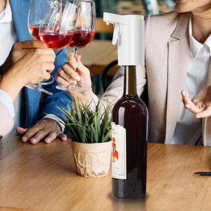 Smart Touch Screen Electric Wine Spirit Dispenser-White