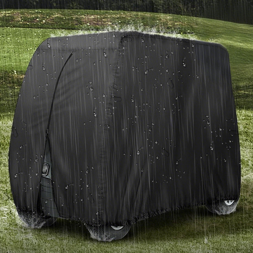 Oxford Golf Cart Cover Waterproof Dustproof Protector for 2- or 4-Passenger Cart