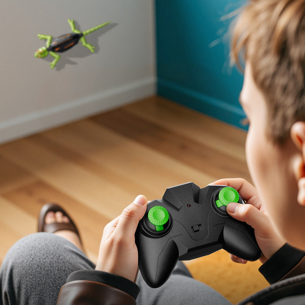 Wall Climbing RC Chameleon Toy ¨C Wall Crawler Lizard with LED Eyes for Kids