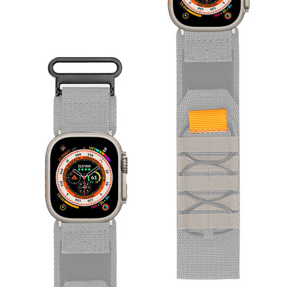 Nylon Watch Band Sports Watch Strap Compatible with Apple Watch Grey