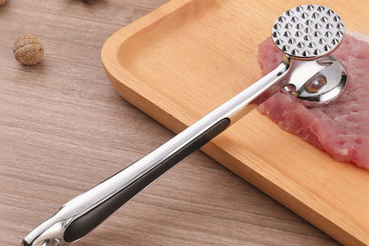 Meat Tenderizer Mallet Dual Sided Meat Hammer Chicken Pounder for Steak and Beef-With?Hanging?Hole