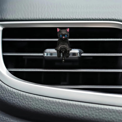Cat Dashboard Decorations Set of 5 Car Interior Accessories for Women and Girls