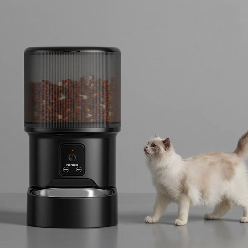 Automatic Pet Feeder Bowls With WIFI Camera Remote Smart Food Dispenser