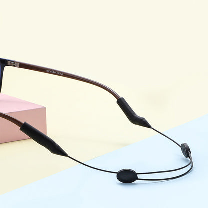 3Pcs Adjustable Glasses Strap Silicone Anti-Slip Eyewear Retainer Cord