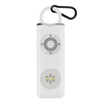 Personal Alarm for Self Defense Keychain - White
